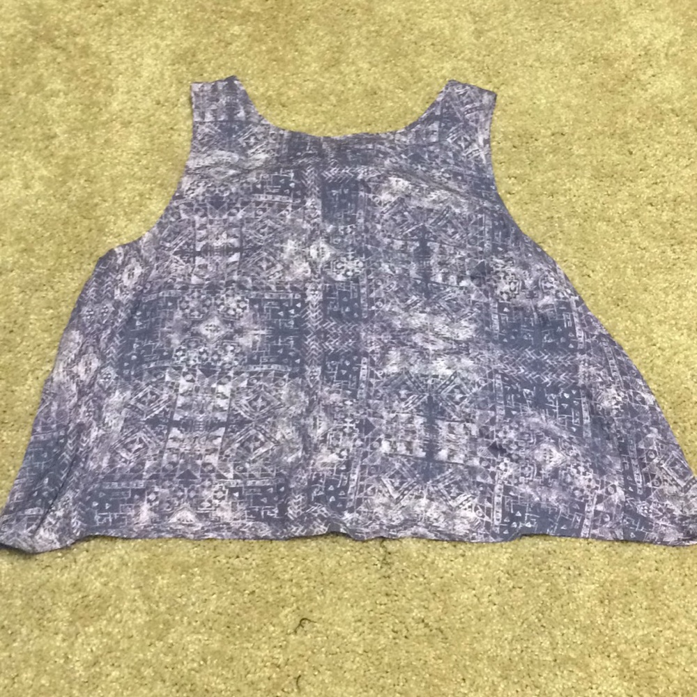 Purple crop top